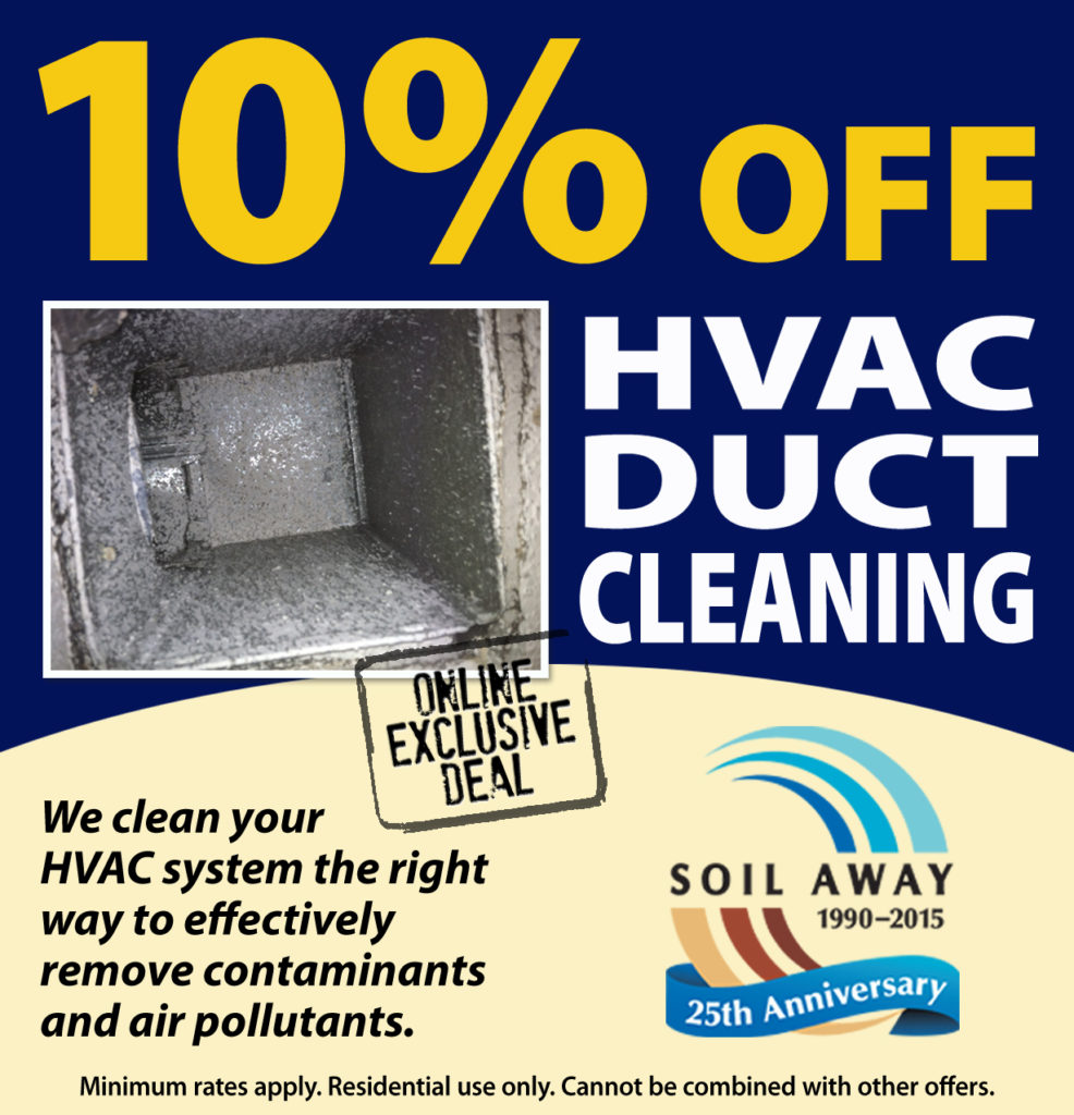 Duct Cleaning Coupon New Hampshire (NH) SoilAway NH, MA, ME