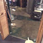 Basement flood cleanup – Candia, NH